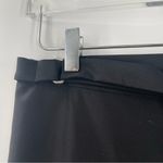 Ralph Lauren RALPH Black Pants Size 8 Zipper Back Legs Shiny Nylon Spandex Work Photo 5