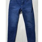 Loft  Curvy Skinny Jeans Size 27 Mid Rise Dark Wash Stretch Denim Photo 0