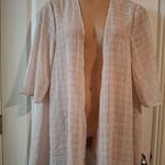 Torrid  Sz 0 Elegant Cream Women's Kimono Photo 4