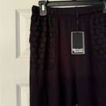 Michael Lauren  BlackSweatpants with Lace Pockets Large in size Photo 3