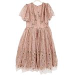 NWT JessaKae Womens Fairycore Eloise Floral Puff Sleeve Sequin Princess Dress XL Pink Photo 11
