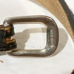 Vintage Genuine LEATHER Seed Beaded NATIVE PATTERN WESTERN ROCKABILLY PUNK Brass Photo 2