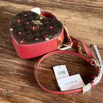 Coach Heart Crossbody In Signature Canvas With Heart Petal Print BNWT Photo 6