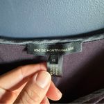 Kiki de Montparnasse Modal Blend Wrap Teddy w/ Black Silk Trim, Sz XS Purple Photo 2