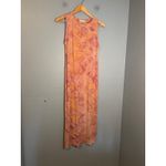 Electric & Rose Donna Sleeveless Midi Dress Pink Marble Print Size Medium Photo 2