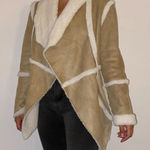 Olsenboye  light brown and white jacket Photo 0