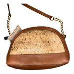 Anne Klein Tan Cork Triple Compartment Crossbody Purse Photo 3
