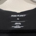 NWT Posh Peanut Black Bamboo Spandex Scoop Short Dress Dress XL Papook Photo 3