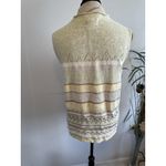 Susan Bristol Vtg 90's Susan‎ Bristol Pastel Embroidered Knitted Floral Work Vest Size Large Photo 2