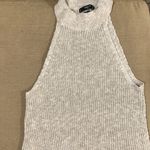Mango Beige sleeveless knit top Photo 1