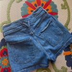 Veronica Beard  Jaylen Denim High Waisted Shorts Jaylen Short in Cornflower Photo 3