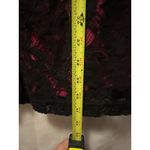 Torrid NWT  Plus Size Berry & Black Lace Peplum Dress Size 18 Photo 4