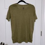 One Teaspoon NWT  OT Linen Wide Neck Short Sleeve Tee - Khaki Photo 2