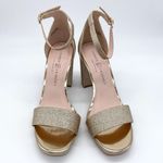 Chinese Laundry  CL Gold Glitter Block Heel Sandals Photo 2