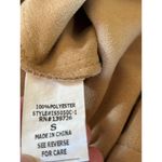 Honey Punch Faux Suede Nude Fitted Pocketed Mini Skirt Photo 3