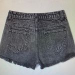 SheIn Plus Size Black Ripped Denim Shorts Photo 1