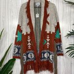 Wrangler NEW Southwestern Aztec Belted Cardigan size XL Extra Large NWT Photo 0