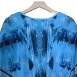 Peter Nygard Nygard Womens PL Flutter Manga Pullover Blouse Photo 3