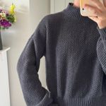 Hollister  Mockneck Sweater Grey Chunky Knit  Photo 1