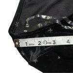 Wild Fable NEW Black Long Sleeve Velvet Celestial Stars Moons Sun Silver Metallic Small Photo 7