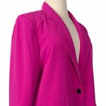 Vince Camuto  Women’s XXL Fuchsia Pink Stretch Blazer One Button Notch Lapel Photo 5