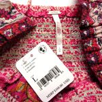 Free People NWT Real Love Maxi in Meadow Combo Floral Cotton Halter Dress L Photo 4