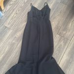 Elegant Black Evening Gown with a train XS Photo 1