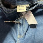 Disney NWT  X Macy’s Minnie Daphne Majorette High Rise Wide-Leg Blue Jeans 8 Photo 7