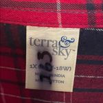 Terra & Sky 🏂🏂🏂BOGOHO 🏂🏂🏂 Red and Blue Plaid Button Down Shirt-XXL Photo 3