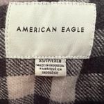 American Eagle Outfitters Pink and Black Plaid Jacket Oversized Fit Photo 1