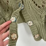 Freelance Boho Cottagecore Raime Crochet Patchwork Knit Vest Women's Medium Green Photo 9