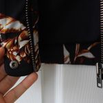 H&M Navy & Floral Bomber Style Jacket Photo 9