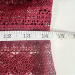 Marissa Webb Cybil Maroon Lace Dress Flutter Sleeve Cocktail Dress Small Red Photo 7