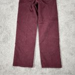 Levi's Levi’s Women’s Ribcage Straight Ankle Corduroy Pants High Rise Retro in Red 25 Photo 8