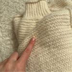 Free People  Ivory V-Neck Sweater cotton alpaca blend Photo 8