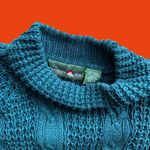 Outback Red Vintage 90s Emerald Green Chunky Cable Knit Sweater 🔥 Photo 1