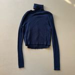 Massimo Dutti Merino Wool Ribbed Cardigan & High Neck Top Photo 3