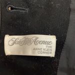 Anne Klein Black Vintage 1970s 100% Wool Women’s Blazer with Peak Lapels Size 4 Photo 11