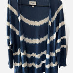 American Eagle  Outfitters Navy and Cream Cardigan Photo 0