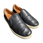 UGG  Cas Black Tan Leather Slip-On Flat Sneaker in Black Size 6‎ Women's #S26-0 Photo 0