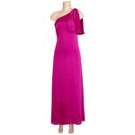 Sachin + Babi Chelsea One Shoulder Bow Gown, Dragonfruit, 0 (US) Photo 6