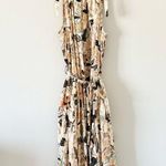Ulla Johnson NWT Samar Cotton Blend Maxi Dress with Tie Straps in Pearl Flora - Size 10 Photo 4