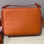 Sophie Hulme Orange Leather Crossbody Bag Photo 0