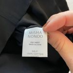 NWT Misha Nonoo black mini skirt pencil academia Small Photo 2