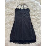 SKIMS Fits Everybody Lace Slip Dress Onyx Size Large Photo 2