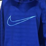 Nike dri fit stripped blue sweatshirt hoodie size small thicker material sports Photo 1
