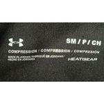 Under Armour Women's Compression Heat Gear Black Mileage Mesh Leggings Size Sm Photo 2