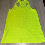 Nike  Yellow Racerback Tank Top shirt Photo 1