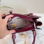Michael Kors  HAMILTON SMALL SATCHEL KEY‎ LOCK CROSSBODY BAG MERLOT Photo 7