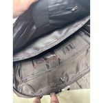 Coldwater Creek Laptop Tote Bag Faux Croc Leather Woven Brown Shoulder Bag Work Photo 5